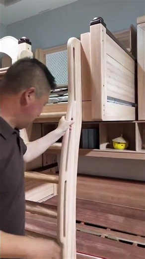 New Staggered Parallel Bunk Bed — Modern Offset High-Low Design #smallspaceliving