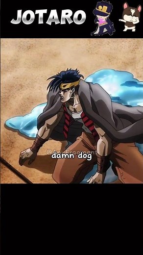 The legend that knocked off Jotaro's cap👀🔥|JoJo's Bizarre Adventure| #anime #animemoments #jojo