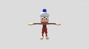 Pipo Monkey - Ape Escape - Download Free 3D model by mathpaula28