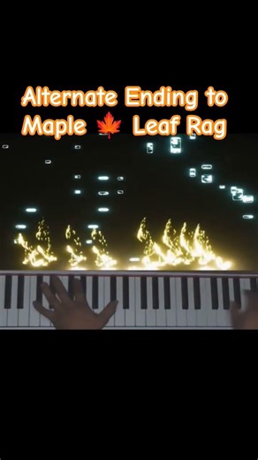 visualized alternate ending to Maple Leaf Rag #piano #ragtime #ragtimejazz