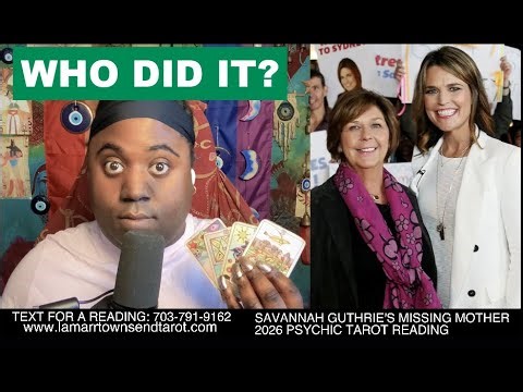 SAVANNAH GUTHRIE'S MOM MISSING 2026 PSYCHIC TAROT READING | NANCY GUTHRIE KIDNAPPED, DEAD OR ALIVE?