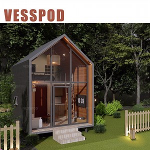 [Hot Item] Triangle Shape Wood Made of Small Cabin /Tiny House/ Triangle House for Camping