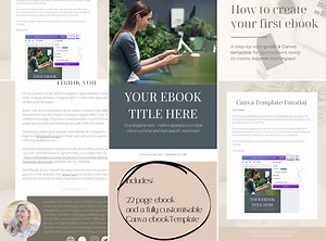 How to Create Your First Ebook | Canva Ebook Template | Write, Design & Sell Ebooks - Etsy Australia