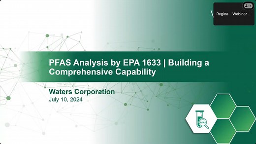 PFAS Analysis by EPA 1633 | Building a Comprehensive Capability - Waters Videos