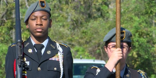 Student cadets showcase drills in annual JROTC competition