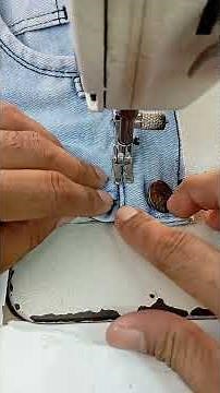 Sewing Trick for you replace a broken zipper on your pants