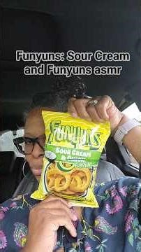 Funyuns: Sour Cream and Funyuns asmr #cinnicky #asmr #asmrsounds #asmr crunching #asmr shorts