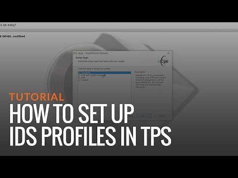 How to set up IDS profiles in TPS