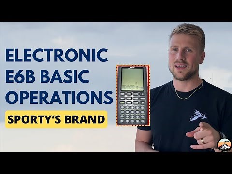 Electronic E6B - Basic Functions & Operation (Sportys Brand)