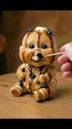 Blueberry Pancake Eating ASMR Experience