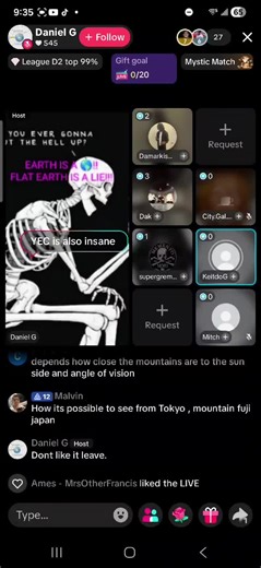 you can go live about any topic you want... you can play games, talk smack, debate a flat earther and all kinds of stuff. its fun and entertaining #fyp #foryoupage #LIVEIncentiveProgram #GoLIVEGrowFast #PaidPartnership