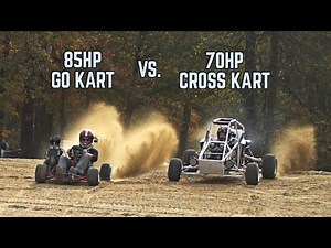 750cc Cross Kart vs. 900cc Ducarti Go Kart | MAD THRASH!