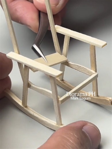 Miniature Rocking Chair Build: Speed DIY for Dioramas