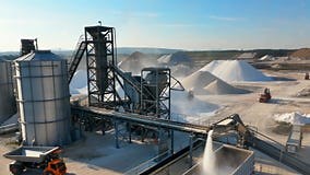 AI Sand Mined in Quarry Site Stock Video - Video of aggregates, maintenance: 412750425