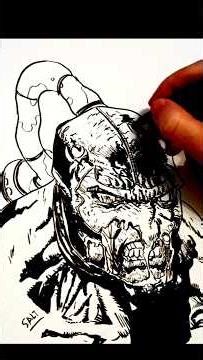 Bane. Marker sketch.