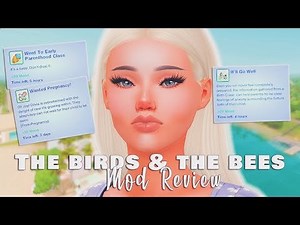 BIRDS AND THE BEES (PREGNANCY TESTS, MENSTRUAL CYCLE, AND MORE! 😱) //THE SIMS 3//MOD REVIEW