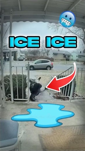 Slipping On Ice... But Funny! #babifreitas