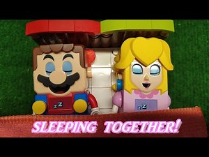 #viral LEGO Mario and LEGO Peach sleeping together!