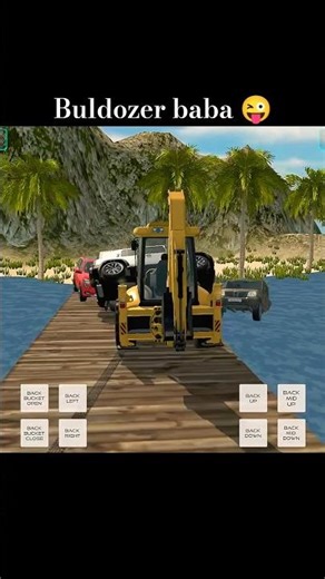 “Bulldozer Baba Jindabad 😆💥 | Jab Bulldozer Chala, Sab Bhaag Gaye!”#gaming #shorts #jcb