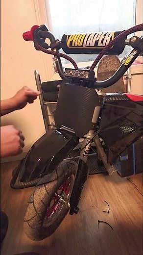 SICK Carbon Fiber Upgrade!! #bikelife #ebike #dirtbike #Upgrade #carbonfiber