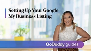 Central de ajuda da GoDaddy: vídeo instrucional – Como configurar sua listagem do Google Meu Negócio