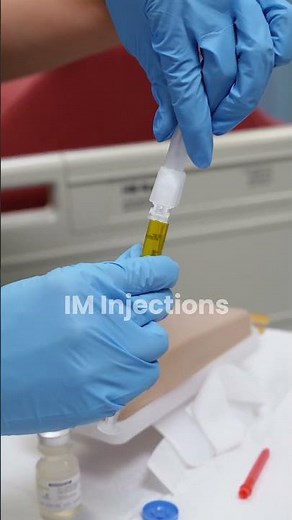 Let's review IM injections! #injection #nursing #healthcare