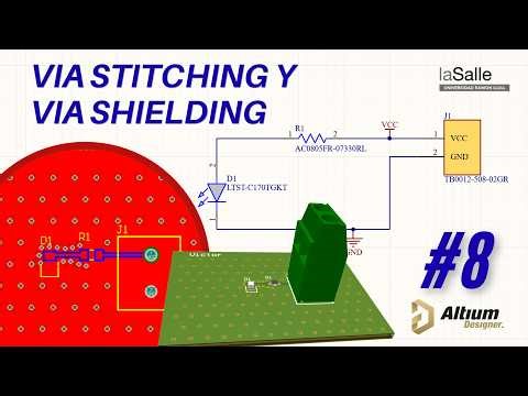 8. Cómo hacer via stitching y via shielding en Altium Designer