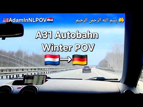 Mitsubishi Colt CZT on the Autobahn 🇩🇪 | Winter POV (A31, 130–170 km/h)