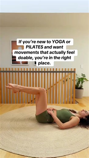 2K views · 13 reactions | If you’ve been wanting to try yoga or Pilates but everything out there feels too advanced, you’re not alone. I post slow, simple, accessible movements to help you learn the basics, release tightness, build strength, and actually enjoy moving. Follow for daily beginner-friendly practices you can do anywhere. | Yoga & Pilates with Sara | Facebook