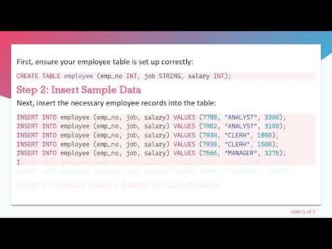 How to Add Extra Amount to Salary Column Using Case Statements in Hive