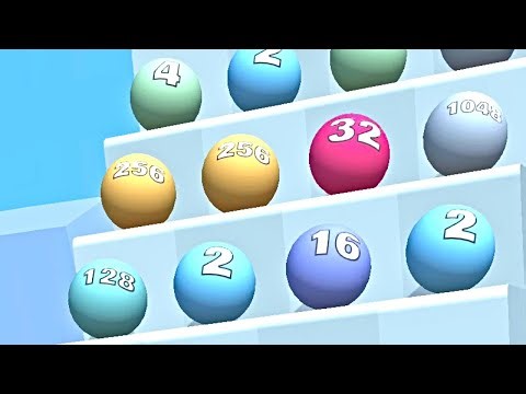 Ball Ladder 2048 ! All Levels Gameplay (214-224) android, ios