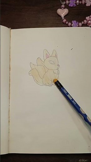 how to draw kitsune