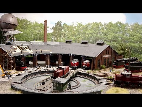 HO Layout in Action: Altendorf Rail Yard in Motion – Compact Operations Cut