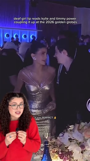 Jackie G | she never misses with the fits I MUST say 🤏 . #goldenglobes2026 #kyliejenner #timotheechalamet #lipreading #lipreadinggirl deaf... | Instagram