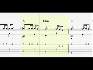 Toto: Africa with full tablature/sheet music for solo fingerstyle guitar