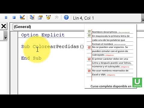 Creamos el primer código VBA, creamos el primer Procedimiento de Visual Basic en Excel. #016/101.