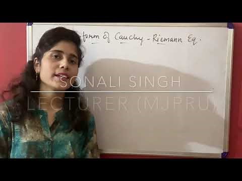 Polar form of Cauchy-Riemann Equations ( Complex Analysis)