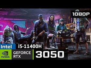 Watch Dogs 2 RTX 3050 4GB + Intel i5-11400H Ultra Settings