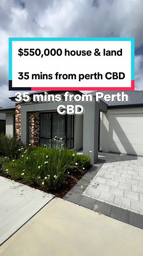$550,000 House & Land 35 Mins from Perth CBD