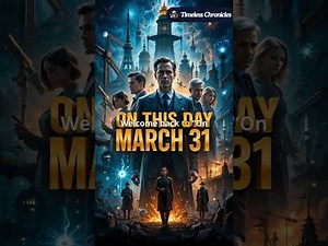 On This Day, March 31: Historic Events That Shaped Our World