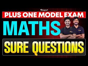 Plus One Maths | Model Exam Sure Questions | Eduport Plus One