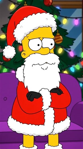 Bart Simpson as Santa Claus 🎅 | Funny Simpsons Christmas Painting Surprise 2025 | Merry Christmas