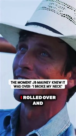 JB Mauney broke his neck: the moment he knew it was over