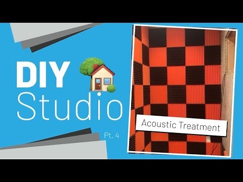 DIY Home Studio | Vocal Booth Build | Part 4: Acoustic Treatment ￼