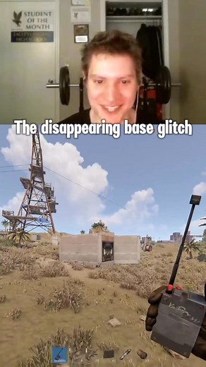 The disappearing base glitch #rust #rustshorts #rustreels #videogame #fortnite | Twitch Vincentsmg