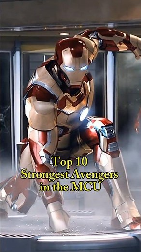 Top 10 Strongest Avengers in the MCU 💥 | Ranked by Power Level #avengers