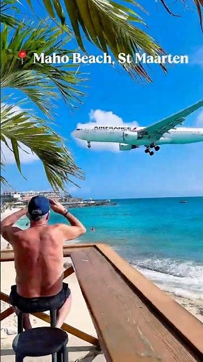 Iconic beach in St Maarten - Maho Beach