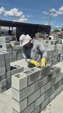 How to lay hollow structural blocks #construction #bricklayer #building #blocklayer #construction