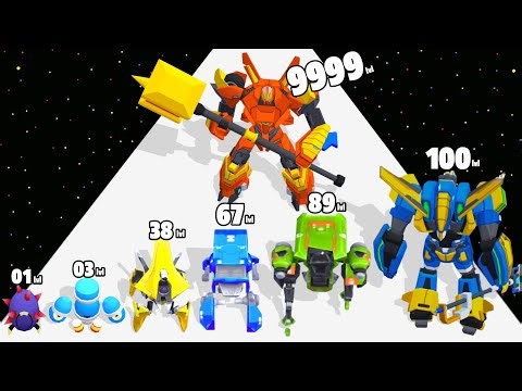 Robots Run Evolution 3D - Level Up Robots Max Level Gameplay
