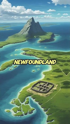 the lost viking settlement in north america. #vikings #northamerica